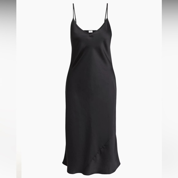 Aritzia Dresses Aritzia Wilfred Only Satin Slip Midi Dress In Us S